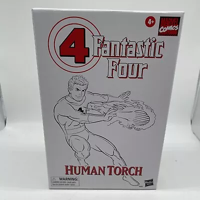 Buy Marvel Legends Comics Fantastic Four Retro Vintage Human Torch Figure 6  HASBRO • 24.99£