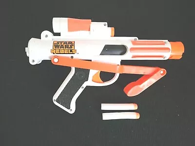 Buy Star Wars Rebels Stormtrooper Blaster Nerf Dart Gun Hasbro 2014 (NO BARREL) • 14.90£