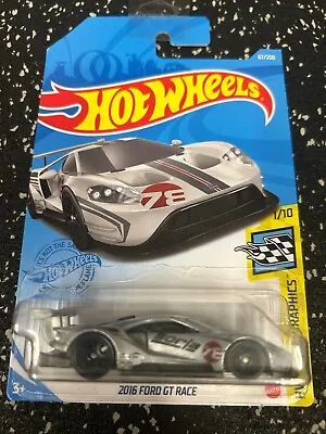 Buy FORD GT RACE 16 SILVER LONG CARD Hot Wheels 1:64 **COMBINE POSTAGE** • 2.95£
