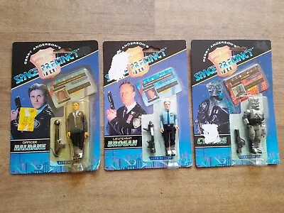 Buy Space Precinct X 3 Figures JobLot Bundle  Rare New Sealed On Card  • 15£