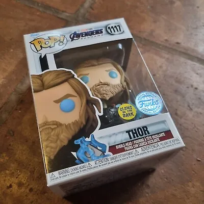 Buy Funko Pop! AVENGERS END GAME 1117 THOR SPECIAL EDITION GLOW IN THE DARK • 14.99£