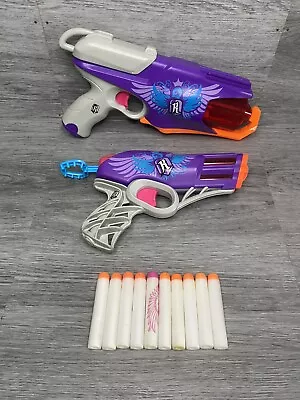 Buy Hasbro Nerf Rebelle Secrets And Spies Pistols X2 Bundle With Darts • 9.99£