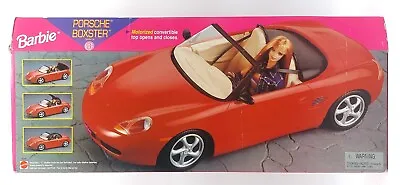 Buy 1998 Barbie Porsche Boxter Convertible Vehicle / Motorized Top / Mattel 18549 / NrfB • 195.21£
