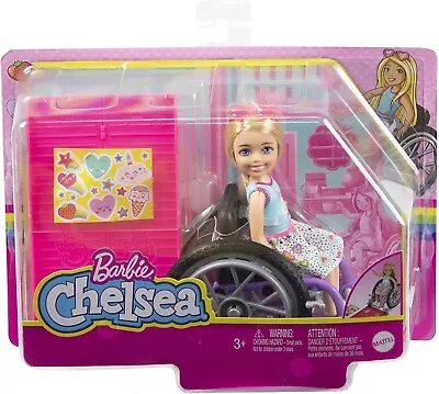 Buy Mattel  Barbie Famil - Barbie - Chelsea Wheelchair  Ramp /Toys - New - J1398z • 29.40£