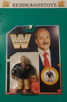 Buy Wwe Mattel Retro Mean Gene Okerlund Wrestling Figure Wwf Hasbro New Sealed • 25.99£