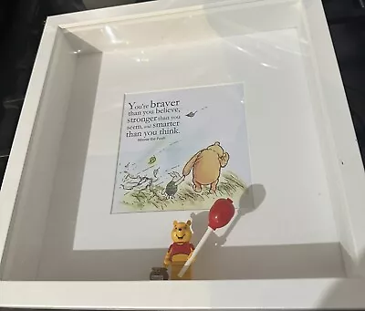 Buy Winnie The Pooh Lego Minifigure Frame Handmade • 17£
