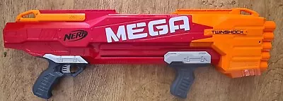 Buy NERF Mega Twinshock Dart Gun Only Hasbro 20l6 • 13.99£