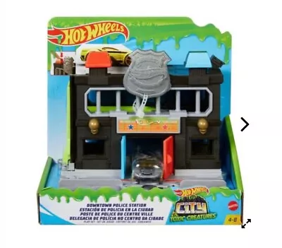 Buy Hot Wheels City Downtown Police Station Breakout Playset Brand New In Box Toxic • 0.99£