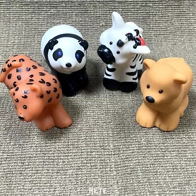 Buy Lot 4x Fisher Prcie Little People Noah's Ark Lion Cheetah Panda Zebra Animal Toy • 8.54£