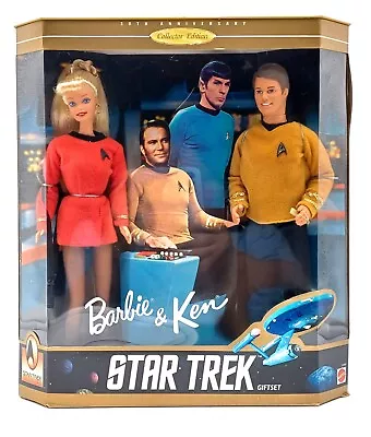 Buy 1996 Star Trek 30 Years Barbie & Ken Gift Set Of 2 Dolls / Mattel 15006, NrfB • 71.82£