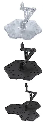 Buy Official Bandai Hobby Action Base 5 Stands Black And Clear For Gundam Models • 19.99£