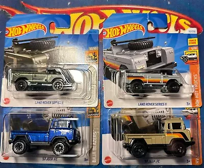 Buy Hot Wheels Bundle - Land Rover Series II & ‘57 Jeep FC - BOXED Shipping • 12.95£