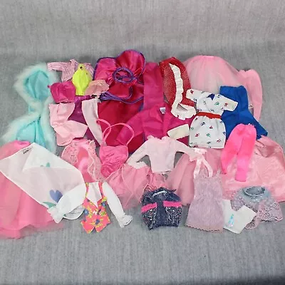 Buy Vintage 1980s BARBIE MATTEL Doll Bright Colourful Pink Clothes Fashion Mixed Lot • 50.14£
