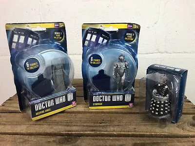 Buy Dr Who Collection Davros-Cyberman-Weeping Angel Figures. BBC WW Ltd & Eaglemoss • 13.99£