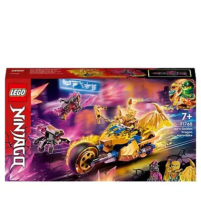 Buy LEGO 71768 NINJAGO Jay's Golden Dragon Set Toy Motorbike With Dragon Spider Gift • 18.99£