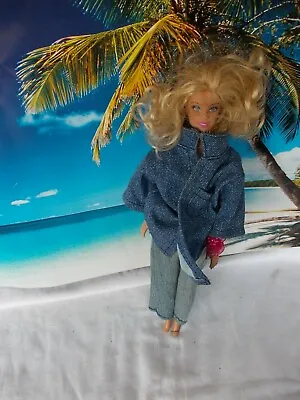 Buy Barbie Doll, In Jeans Jacket And Pants, Long Blonde Hair • 17.29£