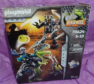 Buy Playmobil 70624 Dino Rise T-Rex: Battle Of The Giants Playset NEW Box Scuffed • 29£