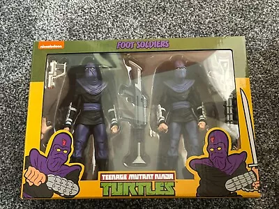 Buy NECA Teenage Mutant Ninja Turtles TMNT Foot Soldier 2 Pack • 30£