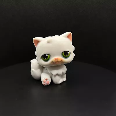 Buy Littlest Pet Shop Snow White Persian Cat With Green Eyes #15 • 9.99£