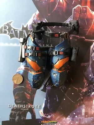Buy Hot Toys Batman Arkham Origins Deathstroke VGM030 Thigh Armor Loose 1/6th Scale • 44.99£