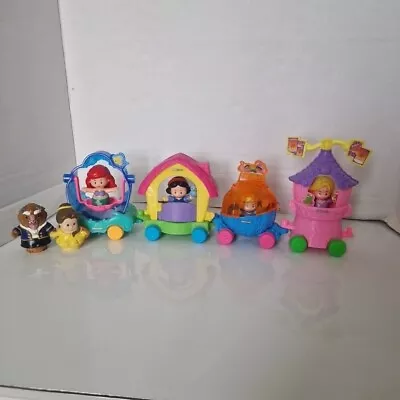 Buy Fisher Price Little People Disney Princess Friendship Parade Floats - Set Of 4 • 29.99£