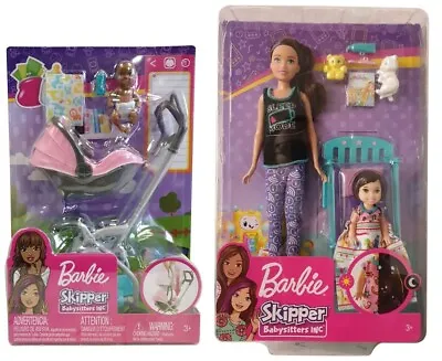 Buy Mattel Barbie Skipper Babysitters Baby Buggy FXG95 Bedtime GHV88 (Selection) • 25.90£