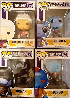 Buy Marvel Guardians Of The Galaxy 74 75 76 And 77 Funko Pops Joblot • 59.99£