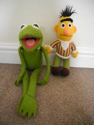 Buy The Muppets Sesame Street Bert & Kermit Fisher Price 1976  Jim Henson Plush • 30£