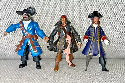 Buy 2011  Pirates Of The Caribbean Figure -   Jack Sparrow - Captain Barbossa • 9.99£