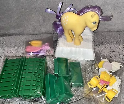 Buy My Little Pony G1 Lemon Drop Vintage Toy Hasbro 1982 MLP Show Stable Bundle • 8.50£