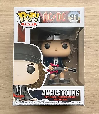 Buy Funko Pop Rocks ACDC Angus Young #91 + Free Protector • 19.99£