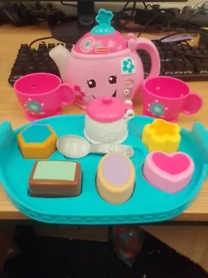 Buy Fisher-Price Laugh & Learn Sweet Manners Tea Set For Toddlers No Box Pre Owned  • 14£