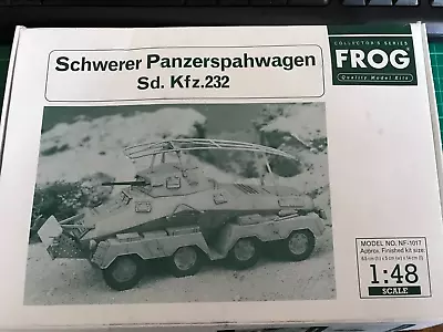Buy FROG / BANDAI - Schwerer Panzerspahwagen Sd. Kfz232 -  1:48 Model Kit • 25£