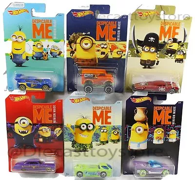 Buy 2017 Hot Wheels Despicable Me Dwf12 Minion Made Diecast Cars Scale 1:64 Collect • 5.99£