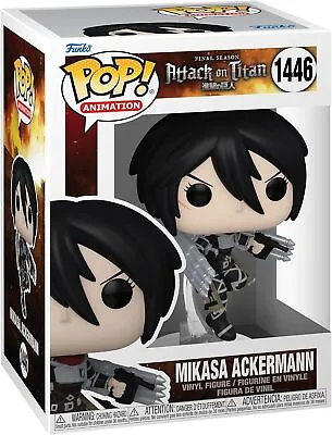 Buy Attack On Titan Mikasa Ackerman Funko Pop 1446 Vinyl Figure Figurine • 16.95£