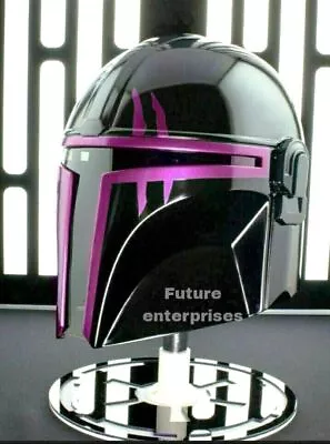 Buy The Mandalorian Star Wars Black Series Wearable Black Helmet Collectible Gift • 86.21£