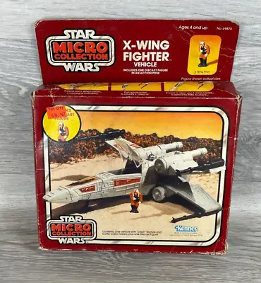 Buy Star Wars Micro Collection, X-Wing Fighter, Vintage Kenner 1982, Unused • 219.99£