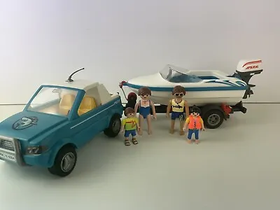 Buy Playmobil 6864 Summer Fun Car And Boat With Trailer • 18.99£