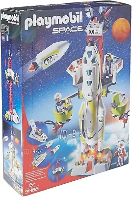 Buy Playmobil 9488 Space Mission Rocket With Launch Site + Lights+Sound 113pcs 6yrs+ • 66.99£