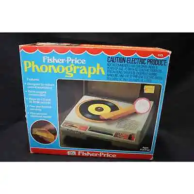 Buy Vintage 1983 Fisher Price Phonograph Record Player Original Box And Manuals • 42.78£