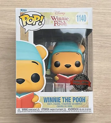 Buy Funko Pop Disney Winnie The Pooh Reading #1140 + Free Protector • 29.99£