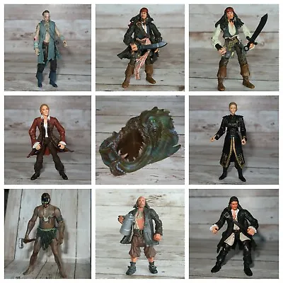 Buy Pirates Of The Caribbean Movie Figures ~ Captain Jack Sparrow Will Turner Swann • 7.99£