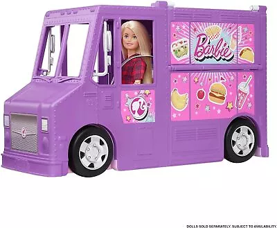 Buy Barbie Fresh 'n' Fun Food Truck Opens To Cooking Areas With 30+ Realistic Play • 55.99£
