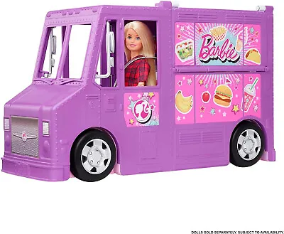Buy Barbie GMW07 - Food Truck Vehicle Play Set With 30+ Accessories BWARE • 41.47£