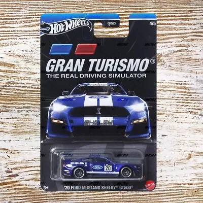 Buy 2024 Hot Wheels '20 Ford Mustang Shelby GT500 Blue Gran Turismo  • 11£