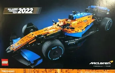 Buy Lego Technic Mclaren F1 CAR ORANGE AND BLUE 42141  • 221.63£