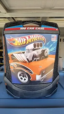 Buy Hot Wheels 100-Car Rolling Storage Case With Retractable Handle ~ Rare Pattern • 10.39£