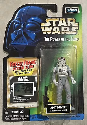 Buy Star Wars Power Of The Force Freeze Frame At-at Driver With Imperial Blaster • 12£
