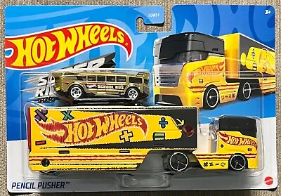 Buy Hot Wheels 2023 Super Rigs Series Pencil Pusher #DXB40 1:64 Scale Die-cast • 14.17£