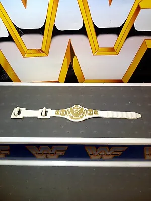 Buy Wwf Hasbro White Championship Belt Custom Wwe Wrestling • 8£